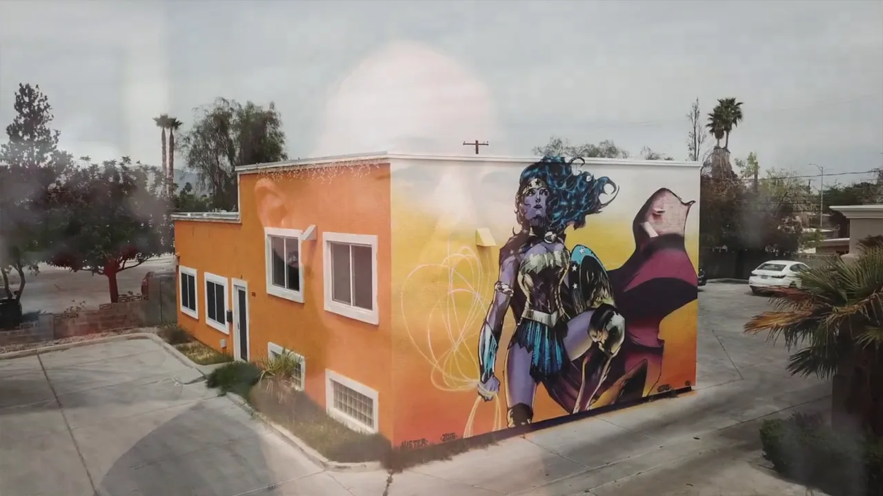 Superb Maids, Las Vegas — the mural on their building